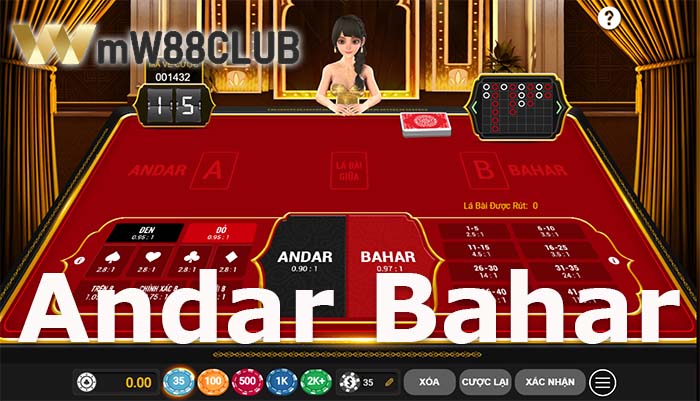 Các kiểu cược trong game xổ số Andar Bahar