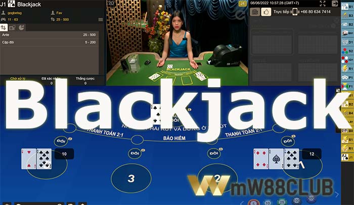 Hướng dẫn cách chơi Blackjack hiệu quả tại nhà cái W88